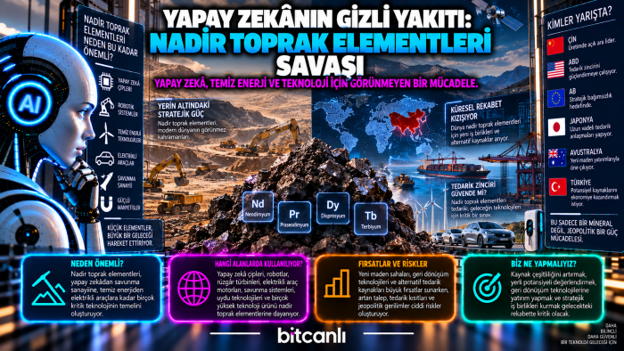 Yapay Zekânın Gizli Yakıtı: Nadir Toprak Elementleri Savaşı